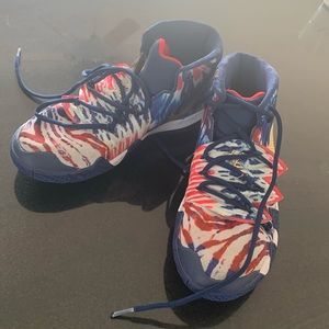 Youth 6Y Nike Kyrie Kybrid S2 Blue Void/White-Metalic Gold Tie Dye CV0097 400